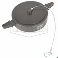 Dixon The Right Connection Long Handle Cap with Aircraft Cable, 6 in Nominal, FNST End Style, Aluminum, Do CAP600F-C-LH